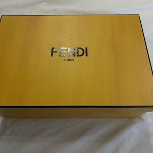 Fendi shoe box size large in good condition!
